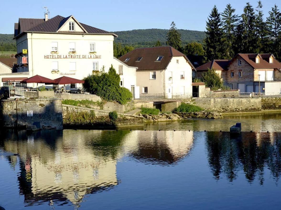 Hotel La Truite De La Loue Quingey Exterior foto